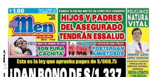 Portada Diario El Men (10/11/2025) Portada Diario El Men (10/11/2025)