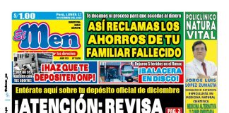 Portada Diario El Men (17/11/2025)