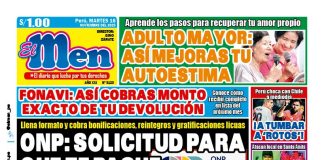 Portada Diario El Men (18/11/2025)