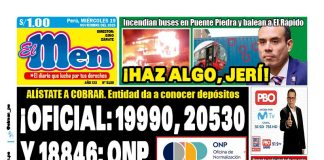 Portada Diario El Men (19/11/2025)