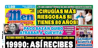 Portada Diario El Men (21/11/2025)
