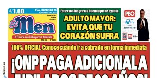 Portada Diario El Men (23/11/2025)