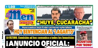 Portada Diario El Men (26/11/2025) Portada Diario El Men (26/11/2025)