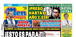 Portada Diario El Men (27/11/2025)