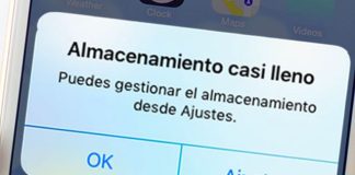 almacenamiento lleno
