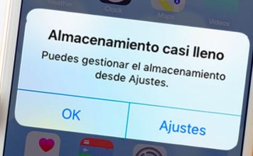 almacenamiento lleno