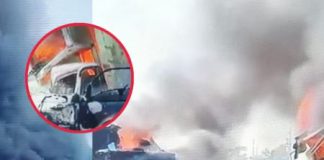 2 muertos tras choque entre tráiler y furgón