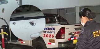 A balazos intentan robar vehículo de César Acuña