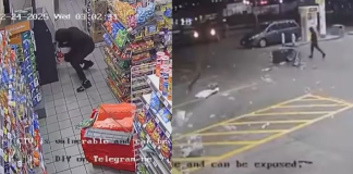 Arrancaron un cajero automático en tienda