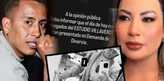 Christian Cueva quiere divorcio