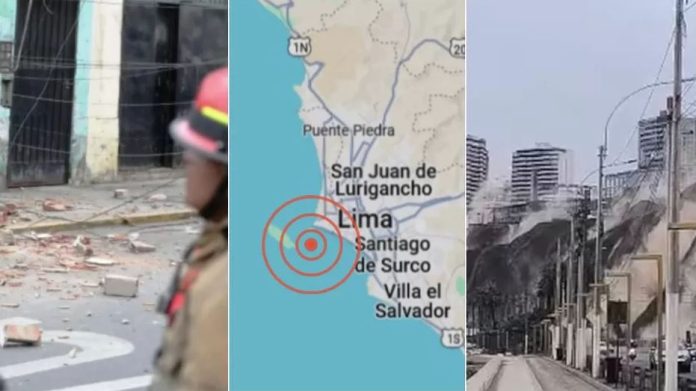 Dos sismos sacuden Lima