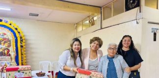 Empresaria Carolina Mannucci da jornada navideña en San Miguel