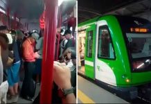 Evacuaron a pasajeros del Metro en San Borja