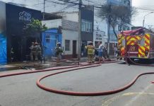 Incendio acabó con tienda de bicicletas en Miraflores