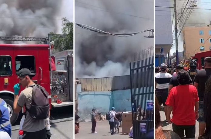 Incendio consume almacén clandestino en La Victoria