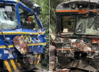 Trenes chocan y dejan 70 heridos Trenes chocan y dejan 70 heridos