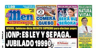 Portada Diario El Men (11/12/2025)