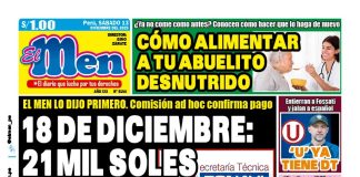 Portada Diario El Men (13/12/2025)