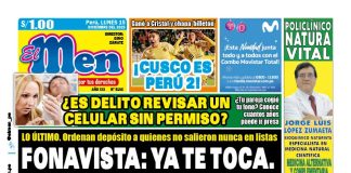 Portada Diario El Men (15/12/2025)