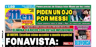 Portada Diario El Men (19/12/2025)