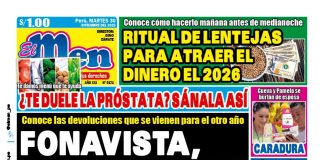 Portada Diario El Men (30/12/2025)