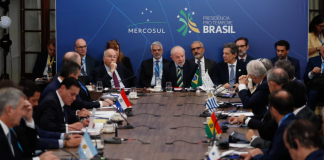 seis países latinoamericanos suscribió una declaración conjunta en la que se exhorta al narcodictador de Venezuela