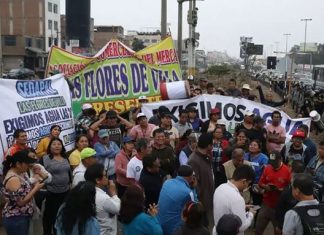 Bloquearon avenida por falta de agua
