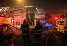 Cien incendios en año nuevo