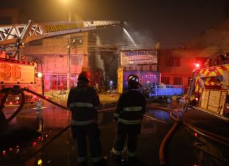 Cien incendios en año nuevo Cien incendios en año nuevo