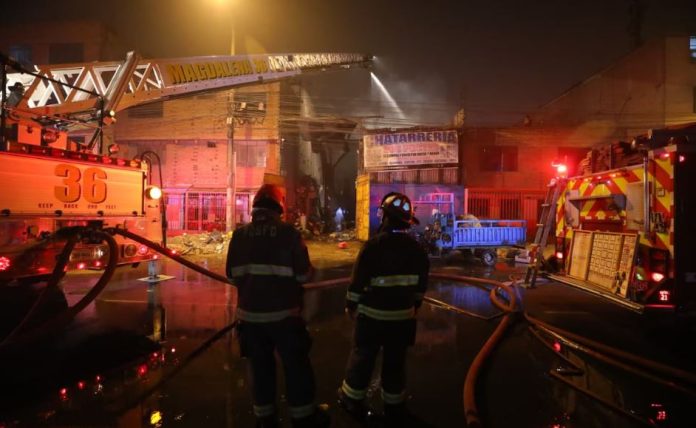 Cien incendios en año nuevo