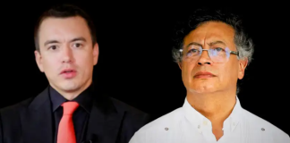 Daniel Noboa y Gustavo Petro