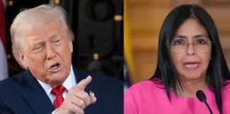 Delcy Rodríguez ‘faltosa’ con Donald Trump