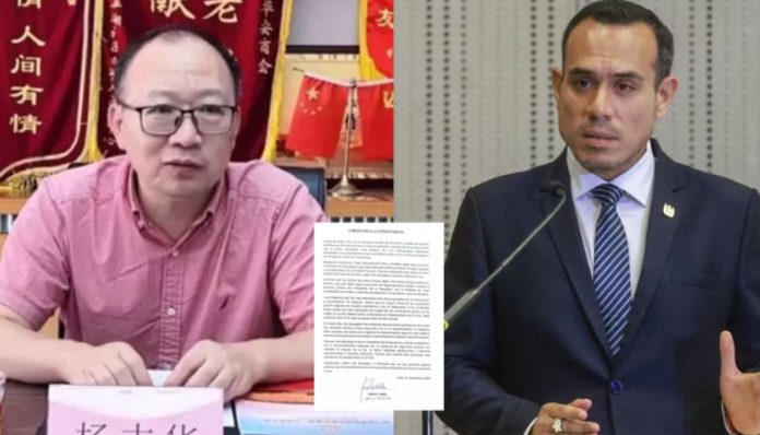 El empresario chino Zhihua Yang se pronunció públicamente tras las reuniones extraoficiales que sostuvo el presidente de la República, José Jerí, El empresario chino Zhihua Yang se pronunció públicamente tras las reuniones extraoficiales que sostuvo el presidente de la República, José Jerí,