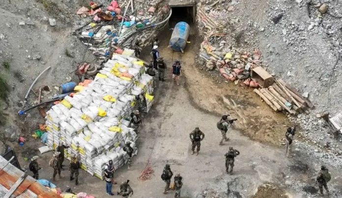 Enfrentamiento ocurrido al interior de una mina en Pataz