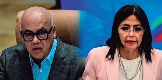 Jorge Rodriguez y Delcy Rodríguez