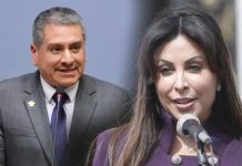 JNE le salva cuello a Patricia Chirinos Luis Aragón y Patricia Chirinos