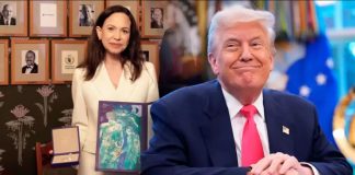 María Corina Machado ya se reunió con Donald Trump
