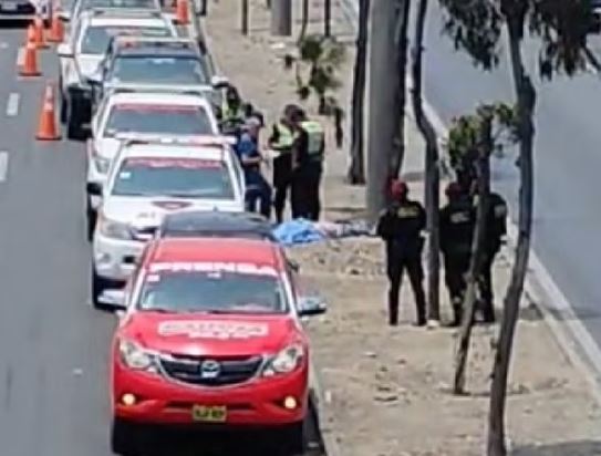 Motociclista muere en la Panamericana Motociclista muere en la Panamericana