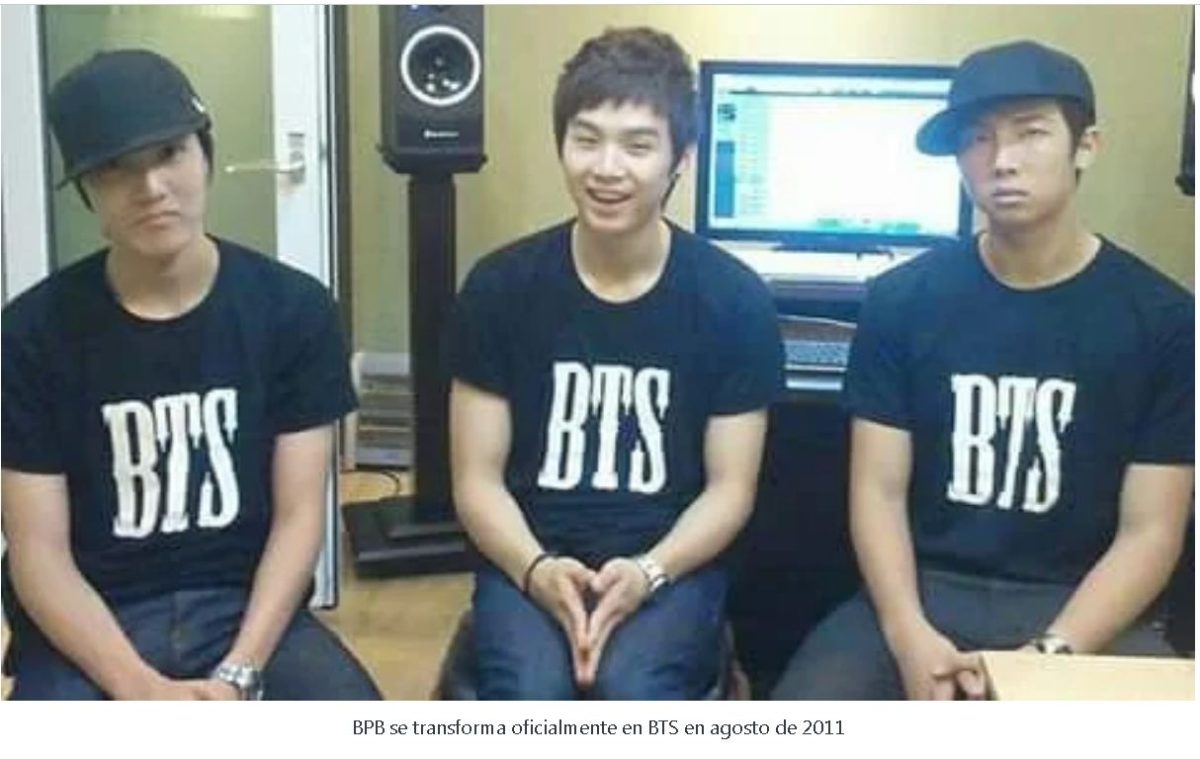 Namjoon e Iron al convertorse en BTS el 2011