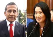Ollanta Humala y Keiko Fujimori