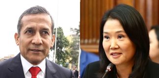 Ollanta Humala y Keiko Fujimori