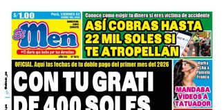 Portada Diario El Men (2/1/2026)