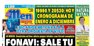 Portada Diario El Men (3/1/2026)