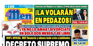 Portada Diario El Men (7/1/2026)