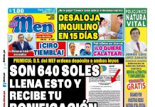 Portada Diario El Men (12/1/2026)