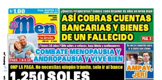 Portada Diario El Men (13/1/2026)