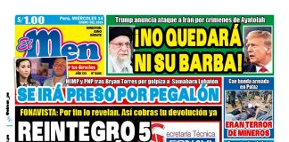 Portada Diario El Men (14/1/2026)