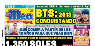 Portada diario El Men 16-01-26