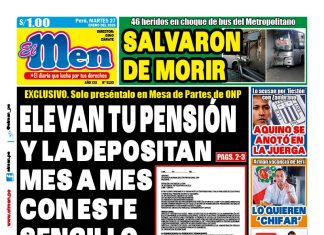 Portada Diario El Men (27/1/2026) Portada Diario El Men (27/1/2026)