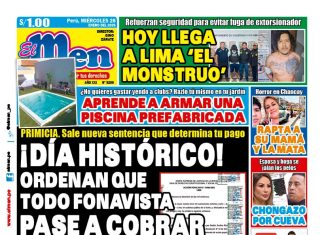 Portada Diario El Men (28/1/2026)